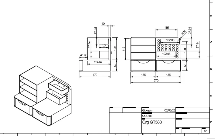 Bộ kệ để bàn đa năng GT588: Giải pháp sắp xếp thông minh - Image 5