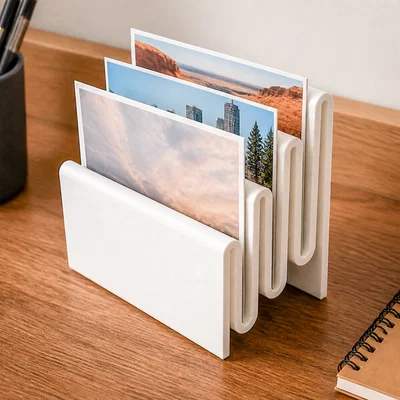 Giá đỡ bưu thiếp gợn sóng / Giá để thư từ / Phụ kiện bàn làm việc / Tùy chỉnh kích thước