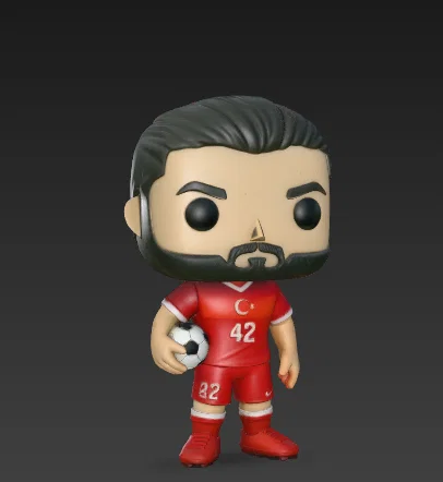 Mô hình 3D cầu thủ Abdülkerim Bardakçı phong cách Funko Pop độc đáo - Image 1