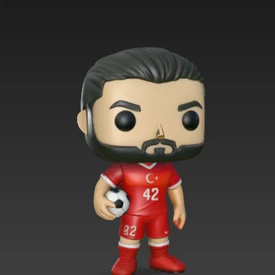 Mô hình 3D cầu thủ Abdülkerim Bardakçı phong cách Funko Pop độc đáo