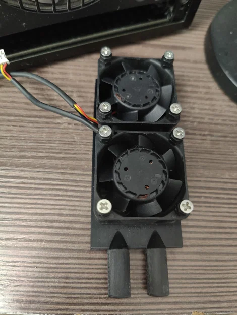 Giá đỡ tản nhiệt RAM kép 40mm cho FormD T1 (Dual 40mm Fan Bracket) - Image 2