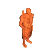 Mô hình 3D chiến binh Masai - Tượng trang trí nghệ thuật độc đáo - Image 1