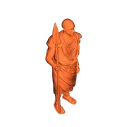 Mô hình 3D chiến binh Masai - Tượng trang trí nghệ thuật độc đáo