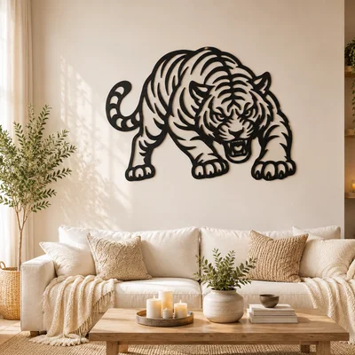 Tranh treo tường Hổ - Decor động vật hoang dã mạnh mẽ
