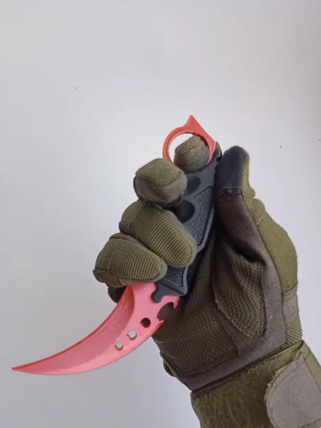 Dao Karambit V2, thiết kế 2 mảnh, không cần AMS, chuẩn phong cách Counter Strike - Image 3