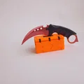 Dao Karambit V2, thiết kế 2 mảnh, không cần AMS, chuẩn phong cách Counter Strike - Thumbnail 4