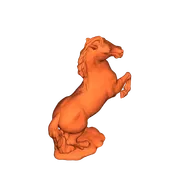 Mô hình ngựa chiến 3D - Tượng ngựa đứng nghệ thuật in 3D