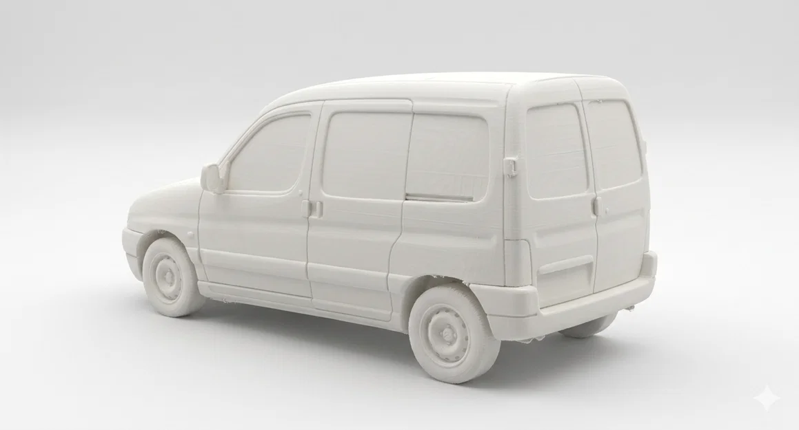 Mô hình xe van Citroën Berlingo in 3D tinh xảo - File STL chất lượng - Image 2