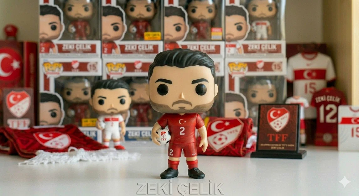 Mô hình Zeki Celik phong cách Funko Pop in 3D trang trí độc đáo - Image 1
