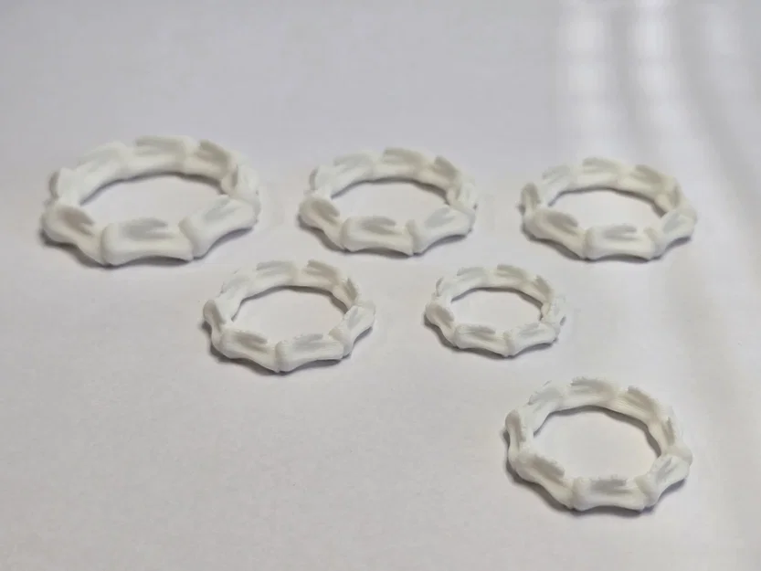 Nhẫn Xương Bone Ring: Phụ Kiện In 3D Độc Đáo Cho Phong Cách Cá Tính - Image 3