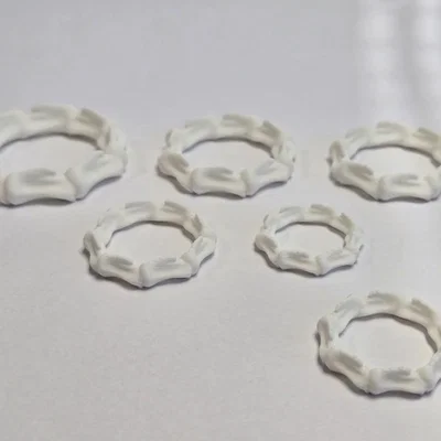 Nhẫn Xương Bone Ring: Phụ Kiện In 3D Độc Đáo Cho Phong Cách Cá Tính