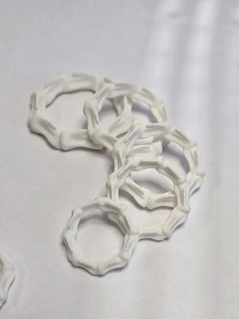 Nhẫn Xương Bone Ring: Phụ Kiện In 3D Độc Đáo Cho Phong Cách Cá Tính - Image 5