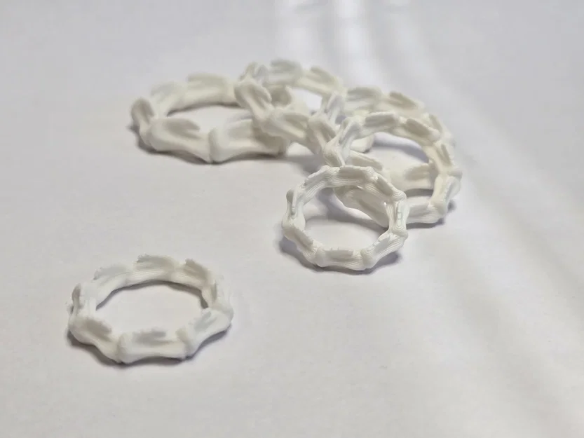 Nhẫn Xương Bone Ring: Phụ Kiện In 3D Độc Đáo Cho Phong Cách Cá Tính - Image 6