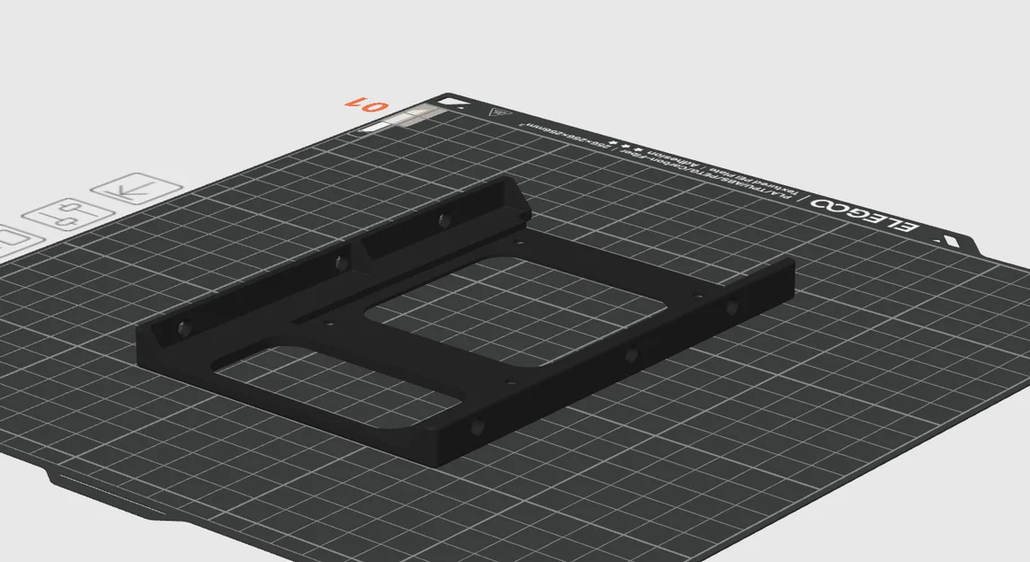 Khay chuyển đổi SSD 2.5 inch sang khe HDD 3.5 inch in 3D - Image 1