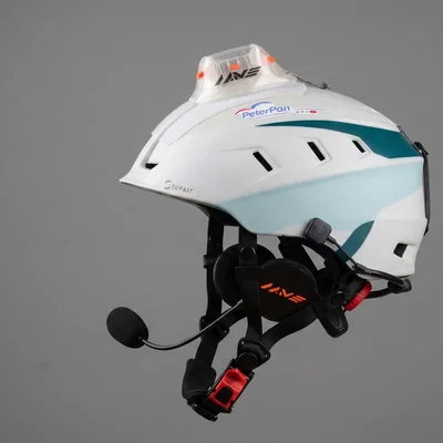 Ngàm gắn tai nghe bộ đàm cho nón dù lượn hở mặt (như Supair Pilot)
