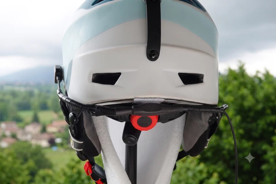 Ngàm gắn tai nghe bộ đàm cho nón dù lượn hở mặt (như Supair Pilot) - Image 7