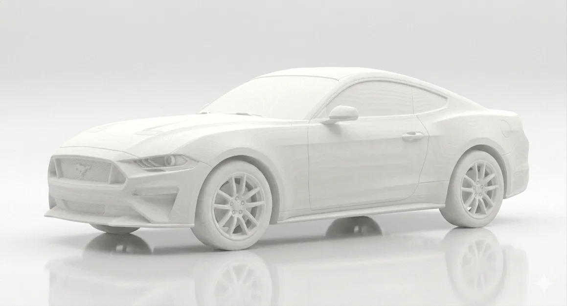 Mô hình Ford Mustang in 3D Print-in-Place cực chi tiết - Image 1
