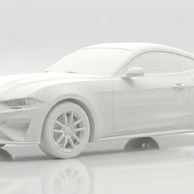 Mô hình Ford Mustang in 3D Print-in-Place cực chi tiết