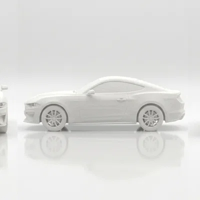 Mô hình Ford Mustang in 3D Print-in-Place cực chi tiết