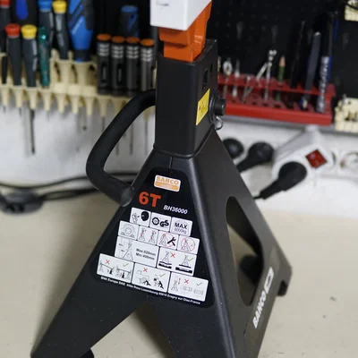 Nắp bảo vệ chân kê xe BAHCO 6 tấn (Jack Stand Cap) in 3D