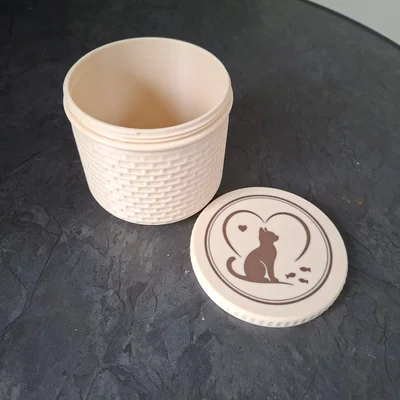 Purrfect Treat Keeper – Hộp đựng bánh thưởng cho mèo