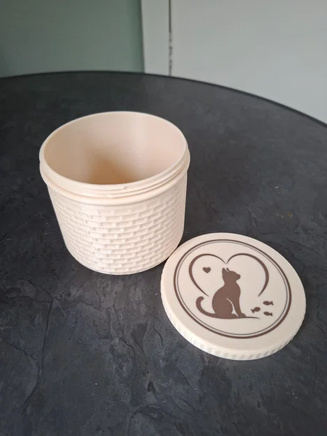 Purrfect Treat Keeper – Hộp đựng bánh thưởng cho mèo - Image 2