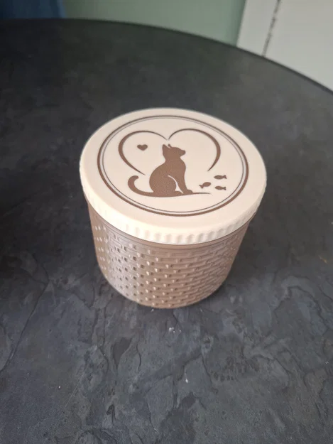 Purrfect Treat Keeper – Hộp đựng bánh thưởng cho mèo - Image 3