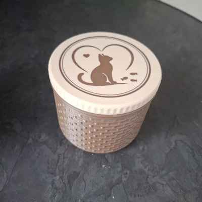 Purrfect Treat Keeper – Hộp đựng bánh thưởng cho mèo