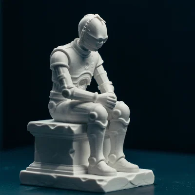 C3PO - Bức tượng trầm tư