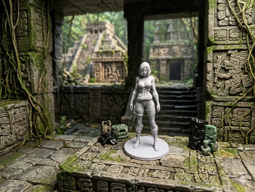 Chiến binh Nền văn minh Lạc lối: Mô hình Fantasy Nữ - Image 1