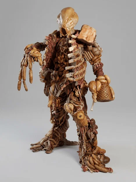 Mô hình 3D nhân vật Meatman từ phim John Dies at the End - Image 1