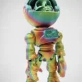 Mô hình phi hành gia đầu lâu khớp nối linh hoạt (Articulated Skeleton) - Thumbnail 1