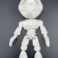 Mô hình phi hành gia đầu lâu khớp nối linh hoạt (Articulated Skeleton) - Thumbnail 2