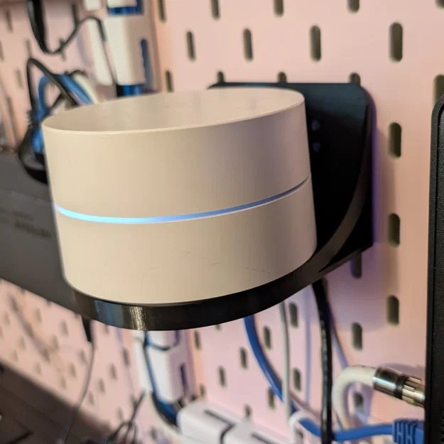 Giá treo tường Google Wifi với ngàm T-clip cho bảng Skadis - Image 1