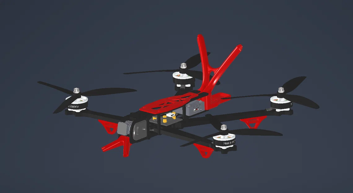 Bộ phụ kiện in 3D cho khung FPV Drone TBS Source One V6 DC - Image 1