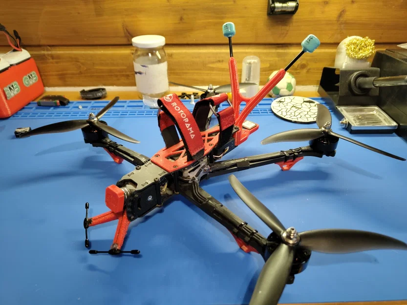Bộ phụ kiện in 3D cho khung FPV Drone TBS Source One V6 DC - Image 2