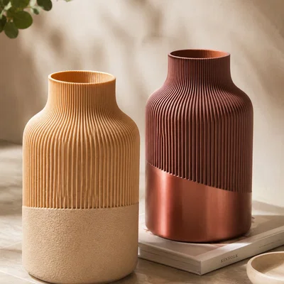 Bộ Sưu Tập Bình Hoa Modern Ribbed – Bao Gồm 3 Phiên Bản