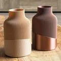Bộ Sưu Tập Bình Hoa Modern Ribbed – Bao Gồm 3 Phiên Bản - Thumbnail 2