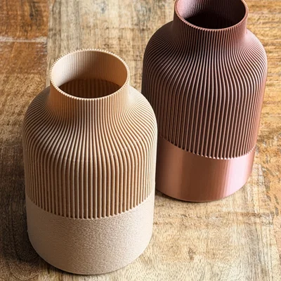 Bộ Sưu Tập Bình Hoa Modern Ribbed – Bao Gồm 3 Phiên Bản