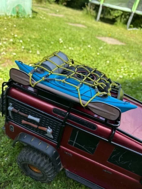 Mô hình Kayak kèm mái chèo tỉ lệ 1:10 cho Traxxas TRX 4 Defender - Image 3