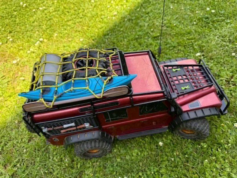 Mô hình Kayak kèm mái chèo tỉ lệ 1:10 cho Traxxas TRX 4 Defender - Image 4