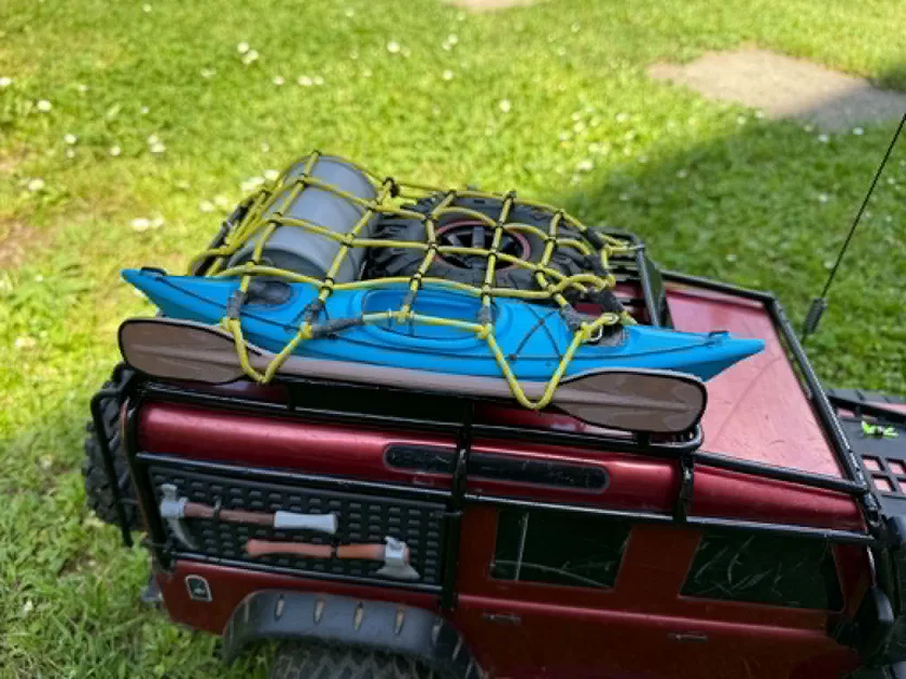 Mô hình Kayak kèm mái chèo tỉ lệ 1:10 cho Traxxas TRX 4 Defender - Image 5