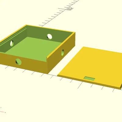 Hộp Đựng Linh Kiện Nắp Trượt Parametric (Tùy chỉnh kích thước & Lỗ đi dây)