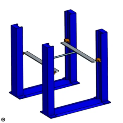 Mô hình cầu nâng ô tô (Car Lift) cho gara thu nhỏ