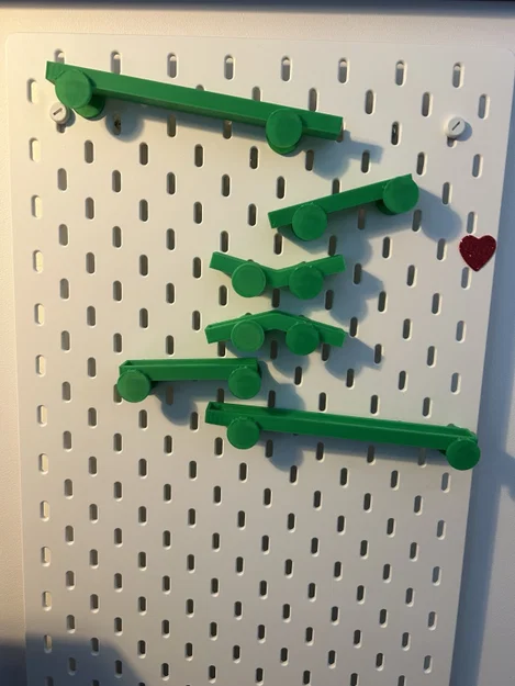 Bộ khởi đầu đường đua bi lăn cho bảng treo IKEA SKÅDIS - Image 1