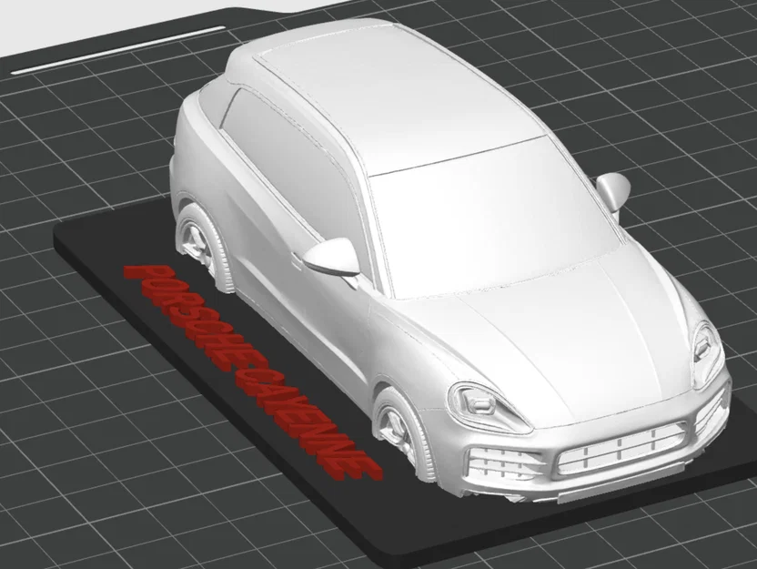 Mô hình 3D xe Porsche Cayenne để bàn cực chất - Image 2