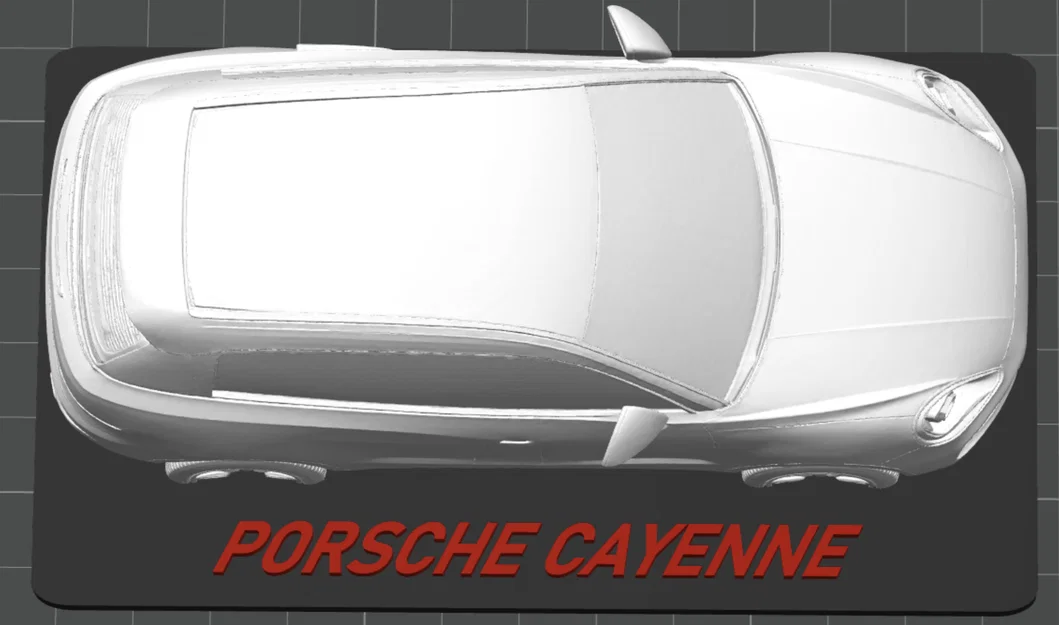 Mô hình 3D xe Porsche Cayenne để bàn cực chất - Image 3