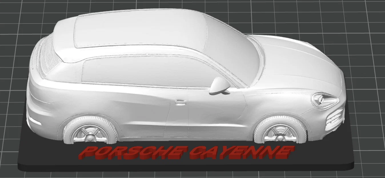 Mô hình 3D xe Porsche Cayenne để bàn cực chất - Image 4