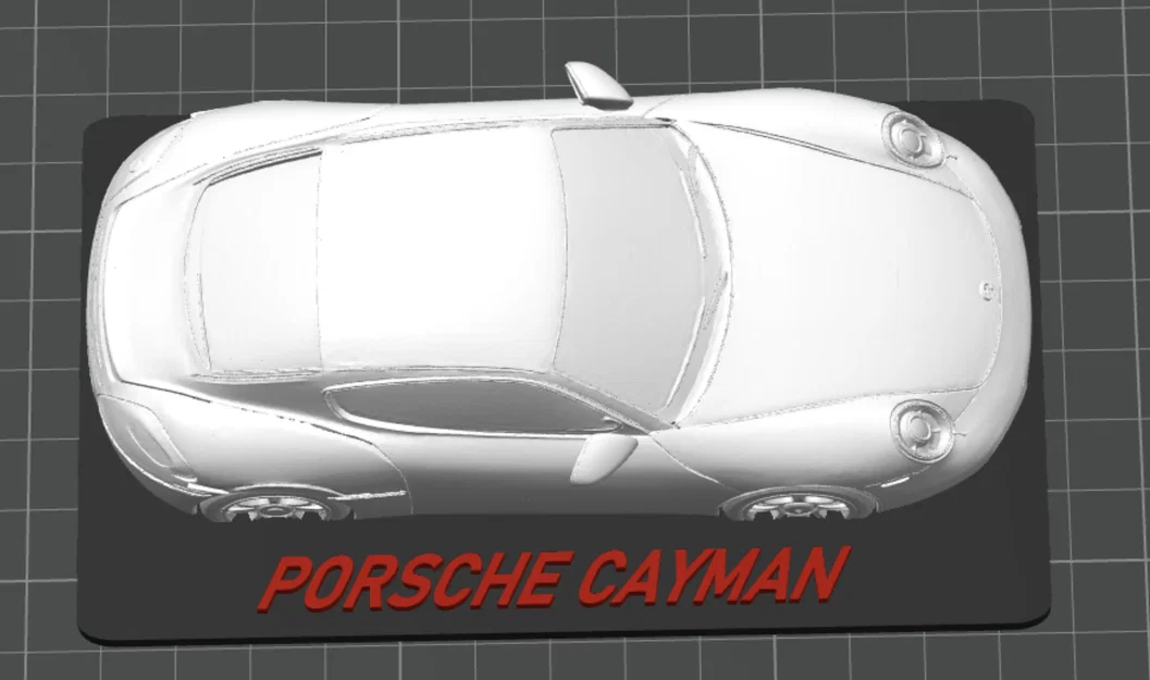 Mô hình xe Porsche Cayman 3D tinh xảo - Trang trí để bàn đẳng cấp - Image 4