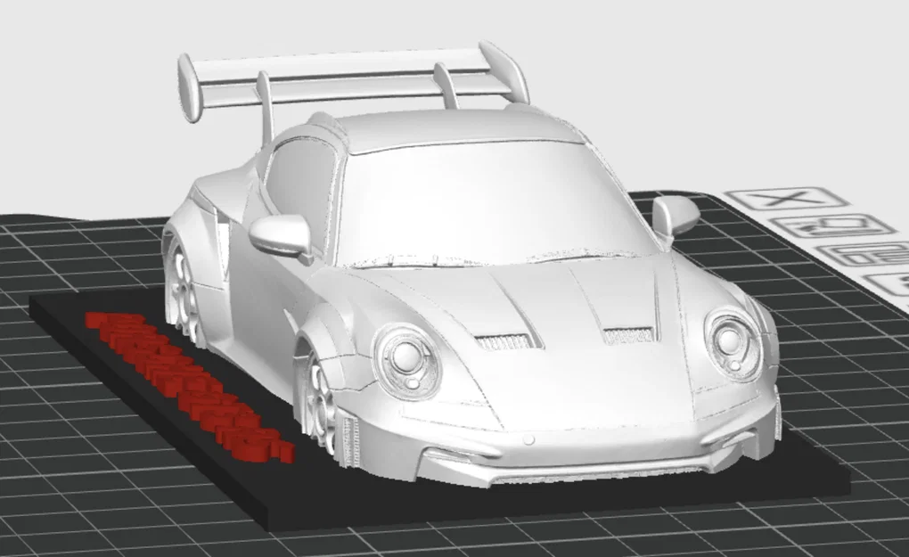 Mô hình Porsche 911 GT3 RS 3D - Tác phẩm trưng bày đẳng cấp - Image 2